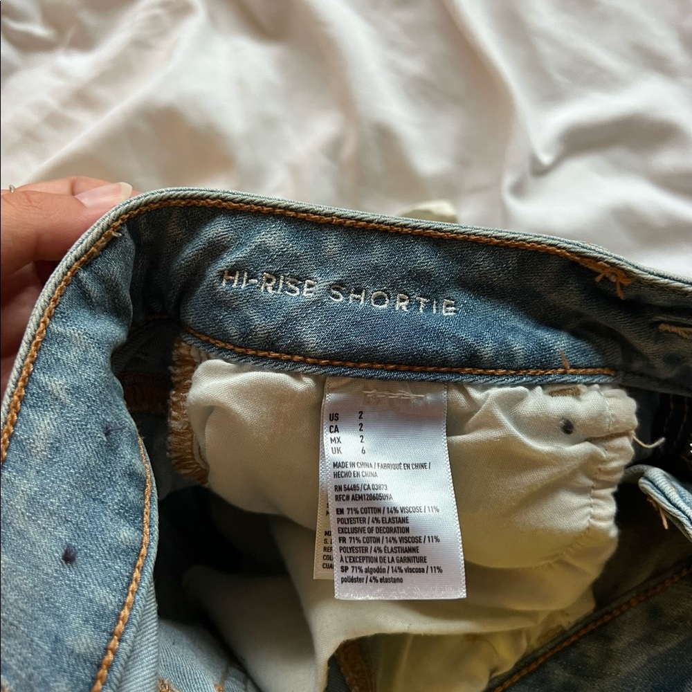 AE hi-rise shorts